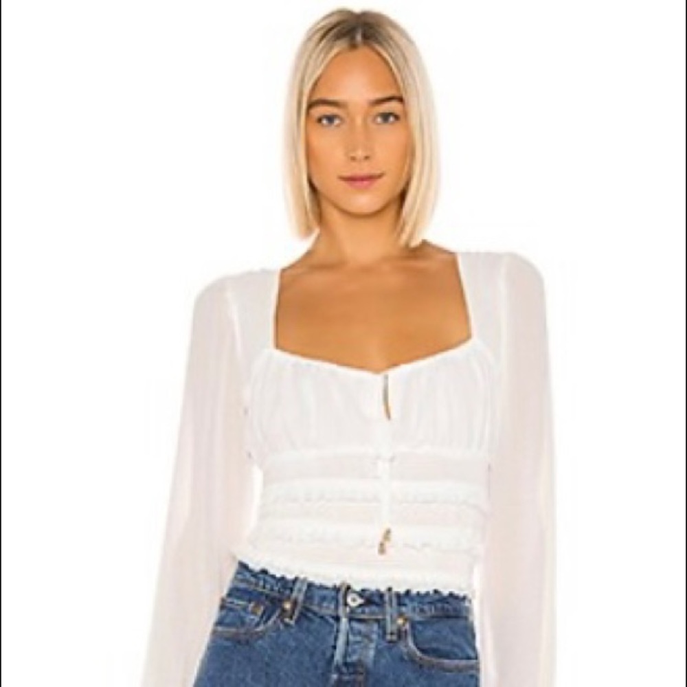 Free people solid Lolita blouse